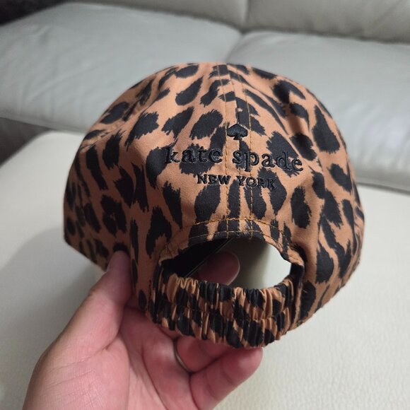 Kate Spade Women's Leopard Print Baseball Cap - Picture 4 of 6